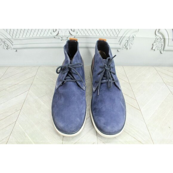 Johnston Murphy Farley Chukka Boots Ultra Soft Unlined Leather Blue Brown 10.5 M - Picture 7 of 11